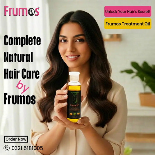Anti Hair Fall / Hair Regrowth - 100% Natural Herbal Hair Oil Frumos